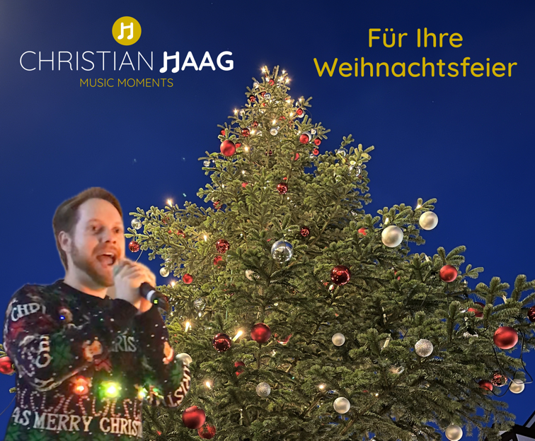 Christian Haag Music Moments für Ihre Weihnachtsfeier